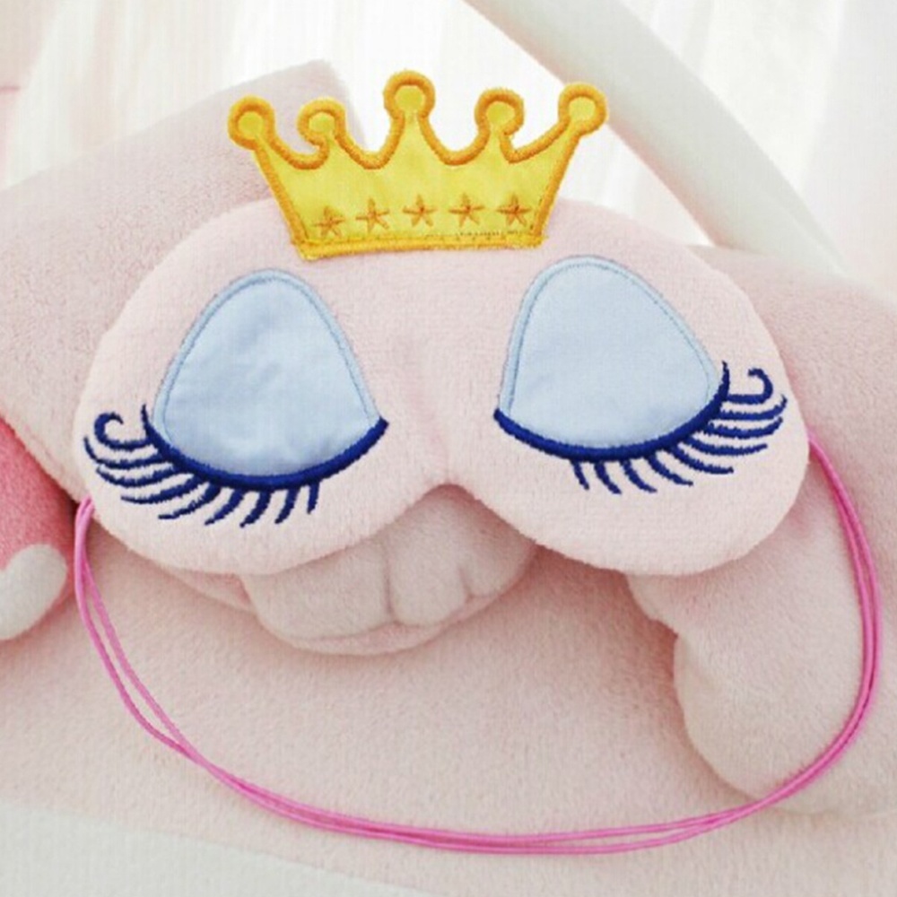 Pink Princess Crown Sleeping Mask
